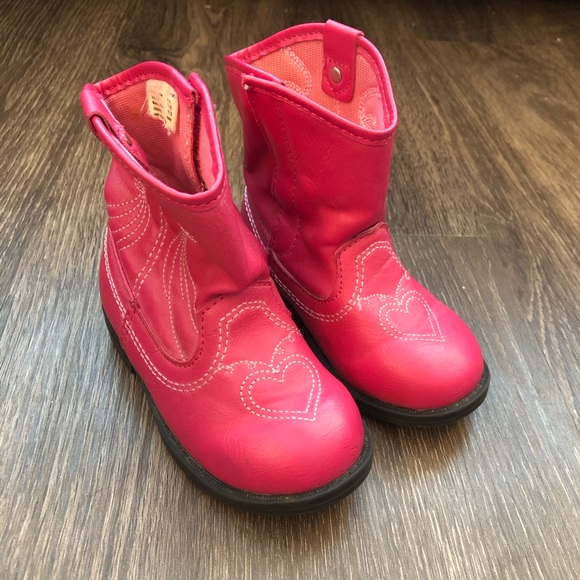 healthtex Shoes Pink Velcro Cowgirl Boots Poshmark